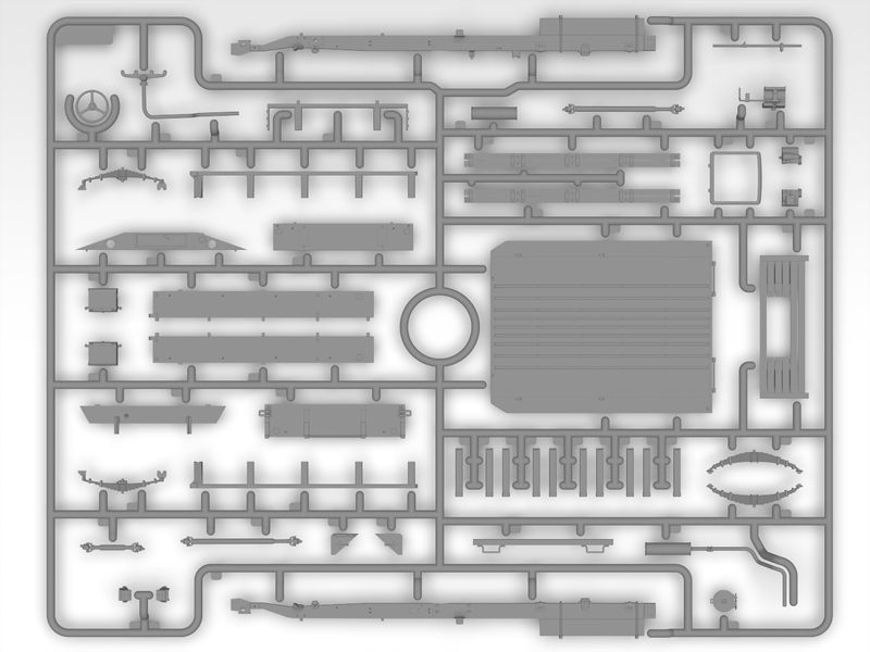 Збірна модель ICM 1/35 БМ-13-16 на шассі G7107 з радянським розрахунком (35596) ICM35596 фото