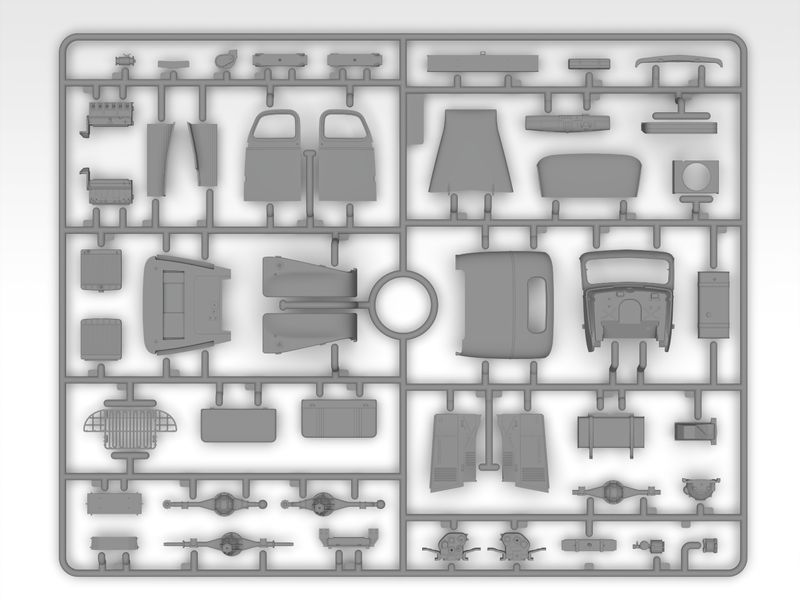 Сборная модель ICM 1/35 БМ-13-16 на шасси G7107 с советским расчетом 35596 ICM35596 фото