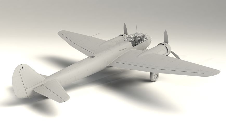 Сборная модель ICM 1/48 Ju 88D-1, Немецкий самолет-разведчик 2 Мировой войны 48240 ICM48240 фото
