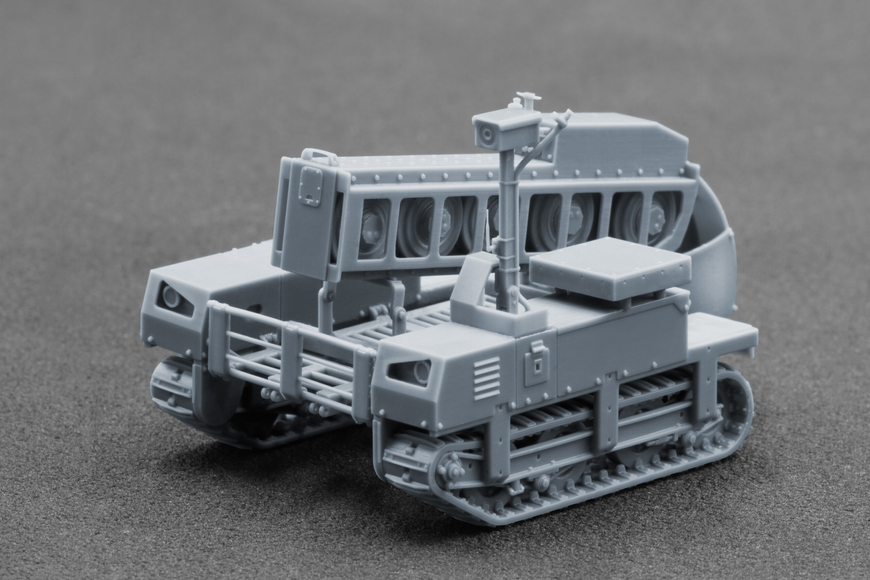Український наземний дрон 1/35 UGV TerMIT Minelayer Scale X VG-35008 , збірна модель Терміт Скейл Х VG-35008 фото