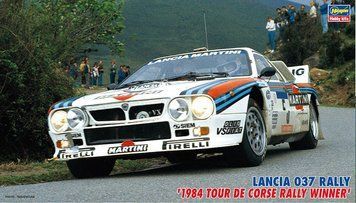 Збірна модель 1/24 італійський автомобіль Lancia 037 rally ('84 tour de corse rally winner) Hasegawa 25030 HS25030 фото