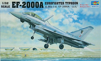 Европейский истребитель 1/32 EF-2000A Eurofighter Typhoon Trumpeter 02278 , сборная модель Тайфун Trumpeter TR02278 фото