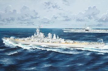 Американский линкор 1/350 USS Montana BB-67 Trumpeter 05372 , сборная модель Монтана Трумпетер TR05372 фото