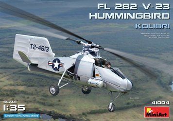 Немецкий опытный вертолет 1/35 Flettner Fl 282 Kolibri V-23 MiniArt 41004 , сборная модель Колибри Миниарт MA41004 фото