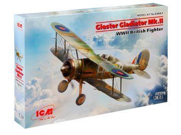 Сборная модель ICM 1/32 Gloster Gladiator Mk.II, Британский истребитель II СВ 32041 ICM32041 фото