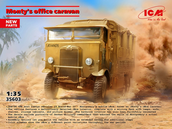 Сборная модель ICM 1/35 Leyland Retriever сэра Бернарда Монтгомери 35603 ICM35603 фото
