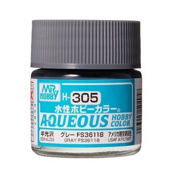 Акриловая краска Aqueous Hobby Colors Серый (Gray FS 36118) Mr.Hobby H305 H305 фото