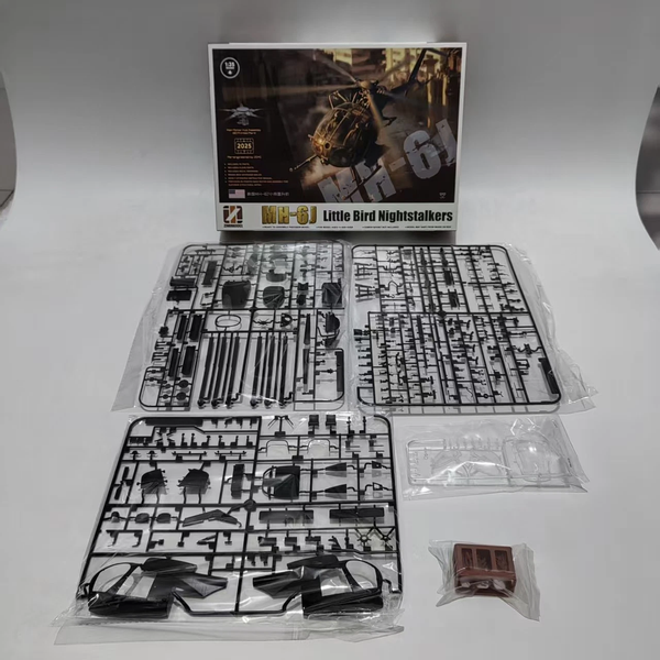 Американський гелікоптер 1/35 MH-6J Little Bird Nightstalkers Zimi Model ZM50002 , збірна модель Цімі ZM50002 фото