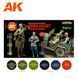 Набор акриловых красок Цвета Советской Униформы Второй Мировой Войны (Soviet WWII Uniform Colors 3G) 6 шт AK-Interactive AK11635 AK11635 фото 2
