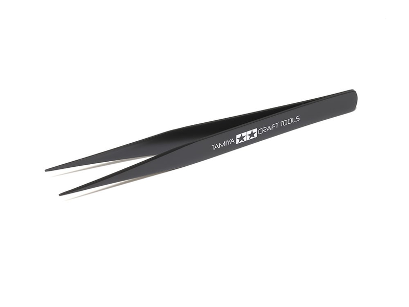 Прямий пінцет (Straight Tweezers) Tamiya Craft Tools 74004 TAM74004 фото