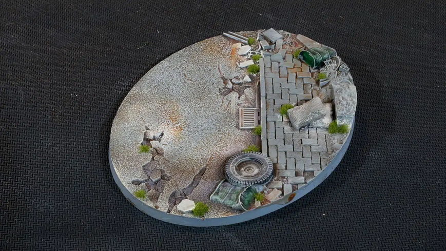 Овальна основа - Зима (120 мм / 1 шт) GamersGrass Bases By Shape Winter (Oval) GGB-WO120 GGB-WO120 фото