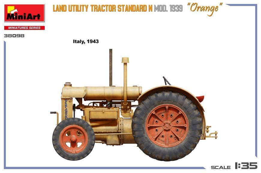 Британский военный трактор 1/35 Standart N мод. 1939 Orange MiniArt 38098 , сборная модель Фордсон Миниарт MA38098 фото