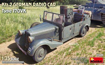 Немецкий автомобиль связи 1/35 Kfz.2 Type 170VK Radio MiniArt 35488 , сборная модель автомобиль Кфц Миниарт MA35488 фото