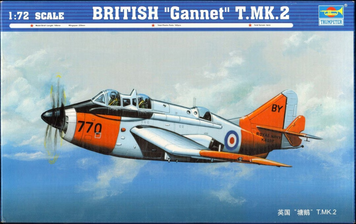 Британский учебный самолет 1/72 Fairey Gannet T.2 Trumpeter 01630 , сборная модель дрло Ганнет Трумпетер TR01630 фото