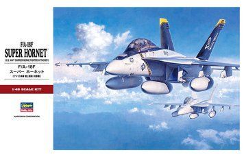 Збірна модель 1/48 американський палубний винищувач F/A-18F Super Hornet Hasegawa 07238 HS07238 фото