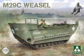 Американский бронетранспортер 1/35 M29C Weasel Takom 2168 , сборная модель бтр Визель Таком TK2168 фото