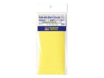 Прозорий клейкий двосторонній лист 2 шт 50 мікрон (Double-sided Adhesive Sheet) Hasegawa 71825 HS71825 фото