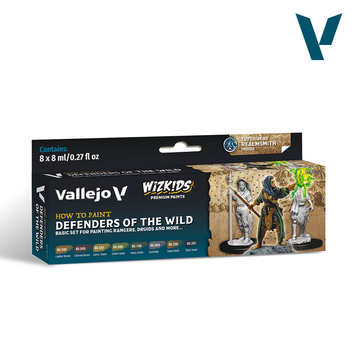 Набор красок &laquo;Защитники дикой природы&raquo; Defenders of the Wild 8 шт Vallejo & Wizkids 80255 VAL 80255 фото