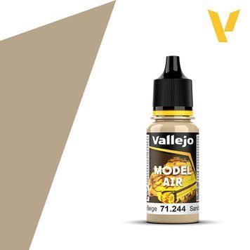 Акрилова фарба Пісочно-бежевий (Sand Beige) Vallejo VAL 71244 VAL 71244 фото