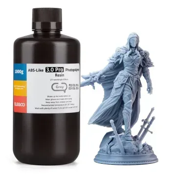 Фотополимерная смола ELEGOO ABS-Like 3.0 pro resin "Grey" (серая) 1кг 50.103.0230 фото