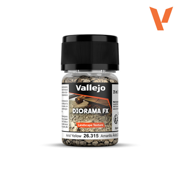 Матеріал для діорам Текстури Ландшафту Жовтий пісок 2-5 мм (Arid Yellow) Vallejo VAL 26315 VAL 26315 фото
