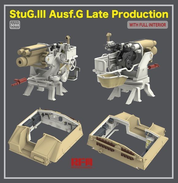 Німецька протитанкова САУ 1/35 Штуг III (StuH42 & StuG.III Ausf.G Late Production) Rye Field Model RM-5088 RM-5088 фото