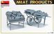 Деревянные торговые телеги 1/35 с мясной продукцией (Meat Products) MiniArt 35649 , сборная модель Миниарт MA35649 фото 4
