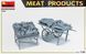 Деревянные торговые телеги 1/35 с мясной продукцией (Meat Products) MiniArt 35649 , сборная модель Миниарт MA35649 фото 3