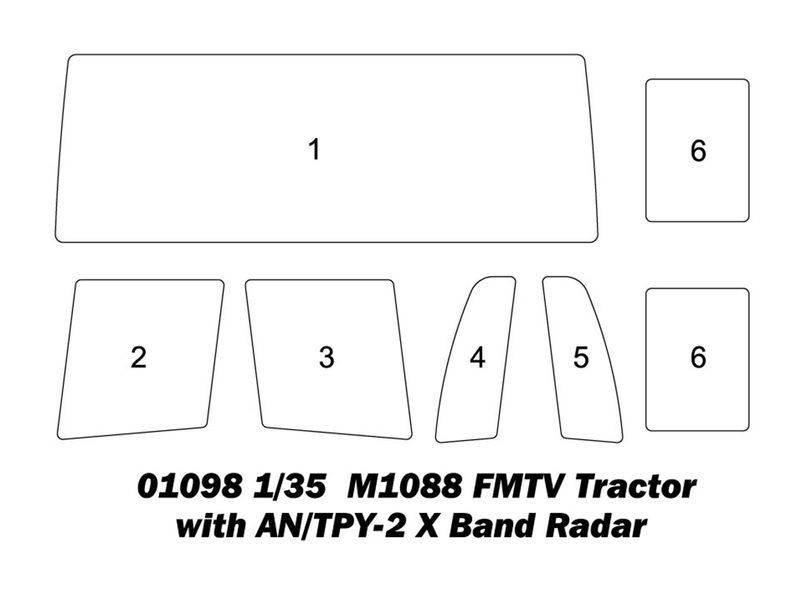 Американский тягач с радиолокационной станцией 1/35 M1088 FMTV Tractor & AN/TPY-2 X-Band Radar Trumpeter 01098 TR01098 фото