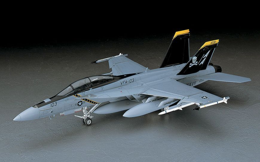 Сборная модель 1/48 американский палубный истребитель F/A-18F Super Hornet Hasegawa 07238 HS07238 фото