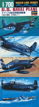 Збірна модель 1/700 американські морські літаки U.S. Naval Plane Hasegawa 49514 HS49514 фото