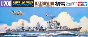 Японский эсминец 1/700 Hatsuyuki Tamiya 31404 , сборная модель эсминец Хацуюки Тамия TAM31404 фото
