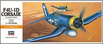 Американський винищувач 1/72 F4U-1D Corsair Hasegawa 00140 , збірна модель винищувача Хасегава HS00140 фото