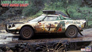 Збірна модель 1/24 італійський автомобіль Lancia Stratos HF "1977 Safari rally" Hasegawa 25036 HS25036 фото