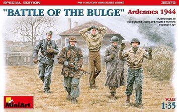 Американские пленные 1/35 Арденны, 1944 (Battle of the Bulge) MiniArt 35373 , сборная модель пехоты Миниарт MA35373 фото