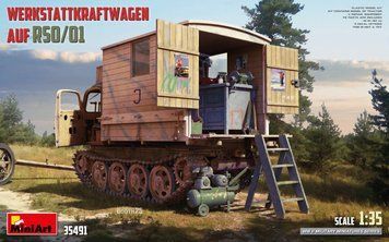 Немецкая ремонтно-мастерская машина 1/35 RSO/01 Werkstattkraftwagen MiniArt 35491 , сборная модель Миниарт MA35491 фото