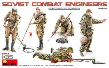Советские инженерные войска 1/35 MiniArt 35091 , сборная модель саперы Миниарт MA35091 фото