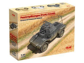 Немецкий бронеавтомобиль 1/35 Panzersp&auml;hwagen (Funk) P204(f) ICM 35378 , сборная модель броневика Панар ICM35378 фото
