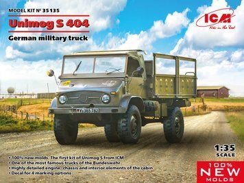 Немецкий грузовик 1/35 Unimog S 404 ICM 35135 ICM35135 фото