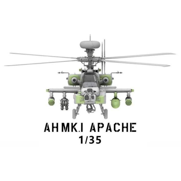 Збірна модель Гелікоптер 1/35 AH MK.I APACHE Takom 2604 2604 фото