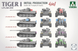 Немецкий тяжёлый танк 1/35 Tiger I Initial Production 4 in 1 Takom 2197 , сборная модель танка Тигр Таком TK2197 фото 3