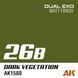 Набор Акриловых Красок Зелёный Light Vegetation & Dark Vegetation Dual Exo Scenery Set 26 AK-Interactive AK1585 AK1585 фото 4
