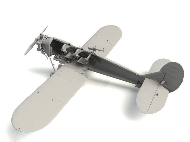 Збірна модель ICM 1/72 По-2 (У-2)ВС, Радянський легкий нічний бомбардувальник II СВ (72243) ICM72243 фото