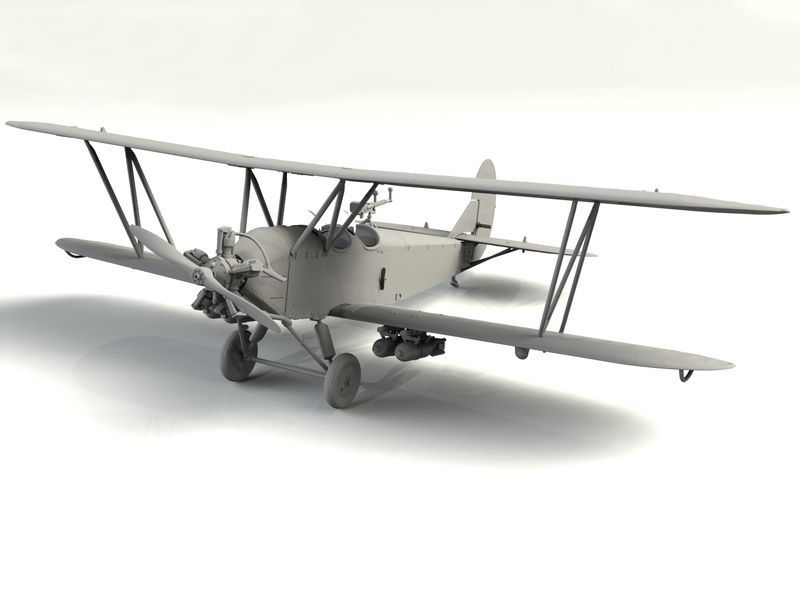 Збірна модель ICM 1/72 По-2 (У-2)ВС, Радянський легкий нічний бомбардувальник II СВ (72243) ICM72243 фото
