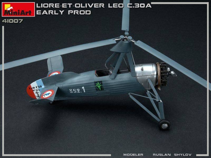Французький гірокоптер 1/35 Liore-et-Oliver LeO C.30A Early MiniArt 41007 , збірна модель Сіевра Мініарт MA41007 фото