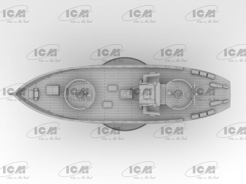 Сборная модель ICM - KFK Kriegsfischkutter, немецкий многоцелевой катер 2 СВ (S.018) ICMS018 фото