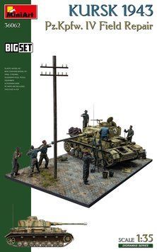 Ремонт танка в польових умовах 1/35 Pz.Kpfw. IV (Курськ, 1943) MiniArt 36062 , діорама польовий ремонт Мініарт MA36062 фото