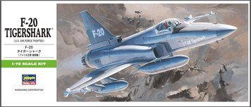 Збірна модель 1/72 американський винищувач F-20 Tigershark Hasegawa 00233 HS00233 фото
