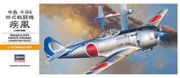 Збірна модель 1/72 винищувач NAKAJIMA Ki84 HAYATE (FRANK) Hasegawa 00134 HS00134 фото