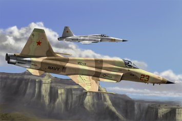 Сборная модель 1/72 Американский истребитель F-5E Tiger II Fighter - Re-Edition HobbyBoss 80207 HB80207 фото